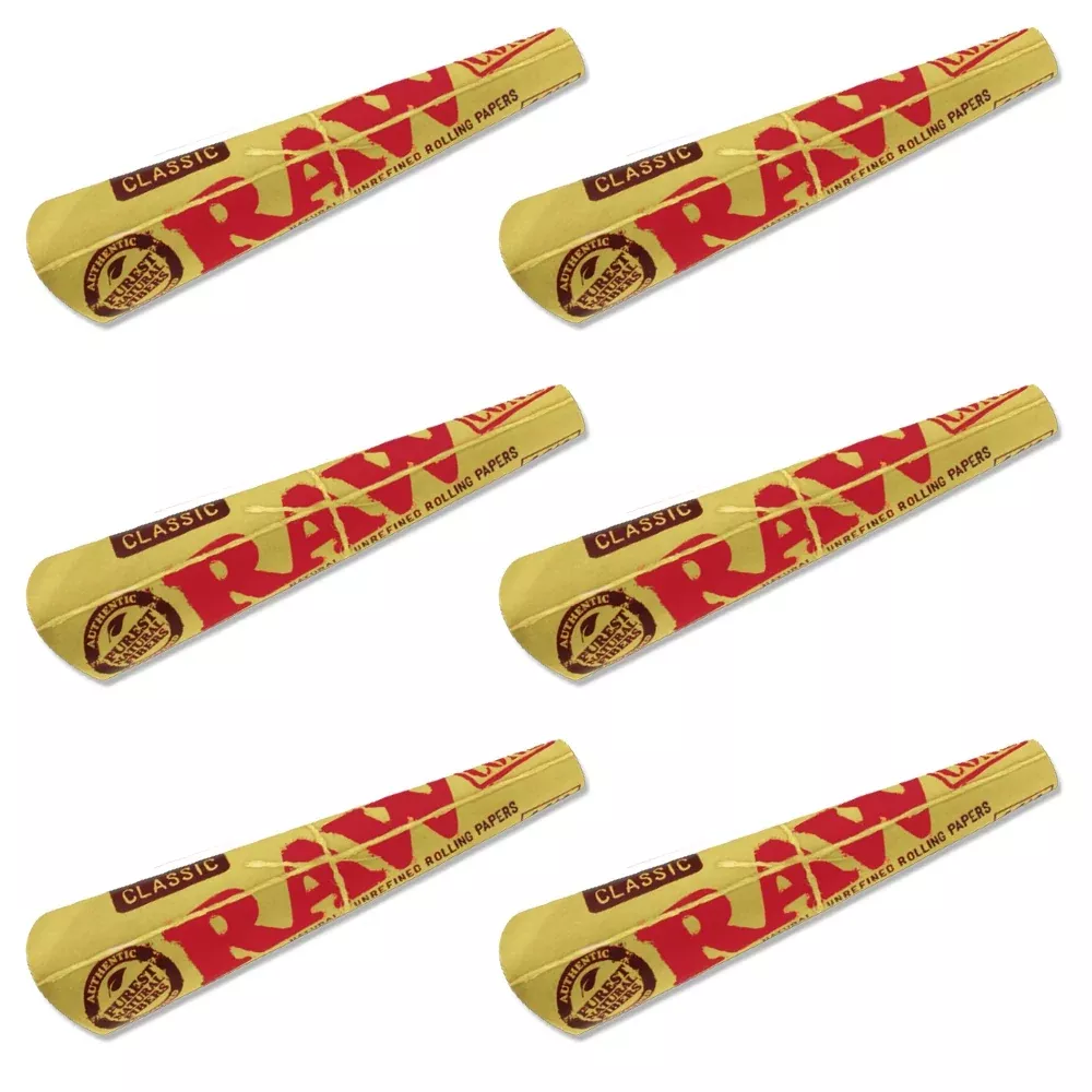 RAW - 1.25 Classic - 6 Cones - 6 Packs