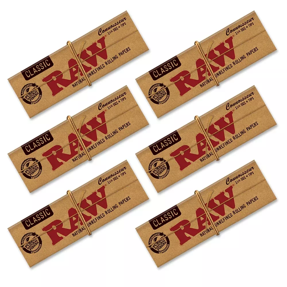 RAW - 1.25 Classic Connoisseur - 6 Packs