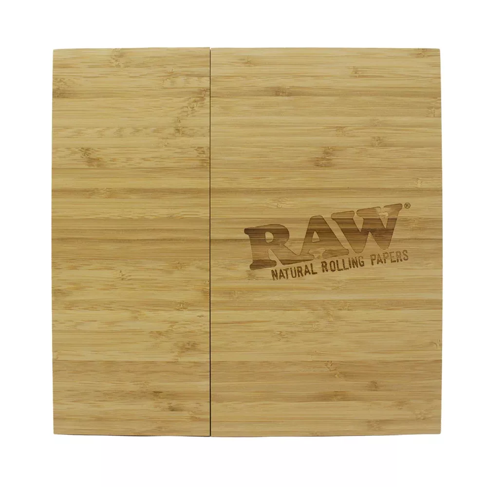 RAW Bamboo Triple Flip Rolling Tray