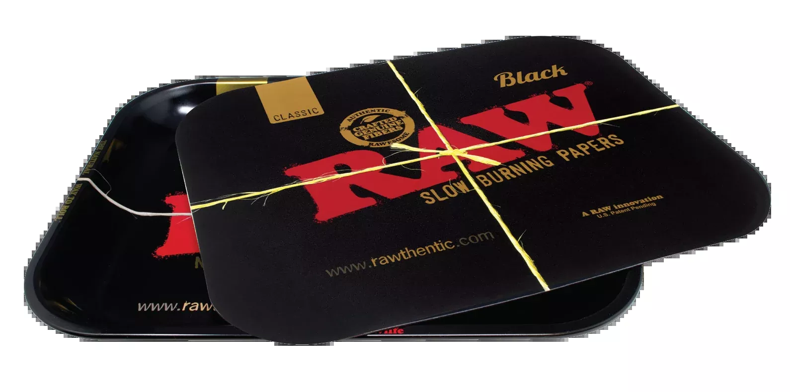 RAW Black Magnetic Tray Cover Large – 14" x 11" Protective Shield