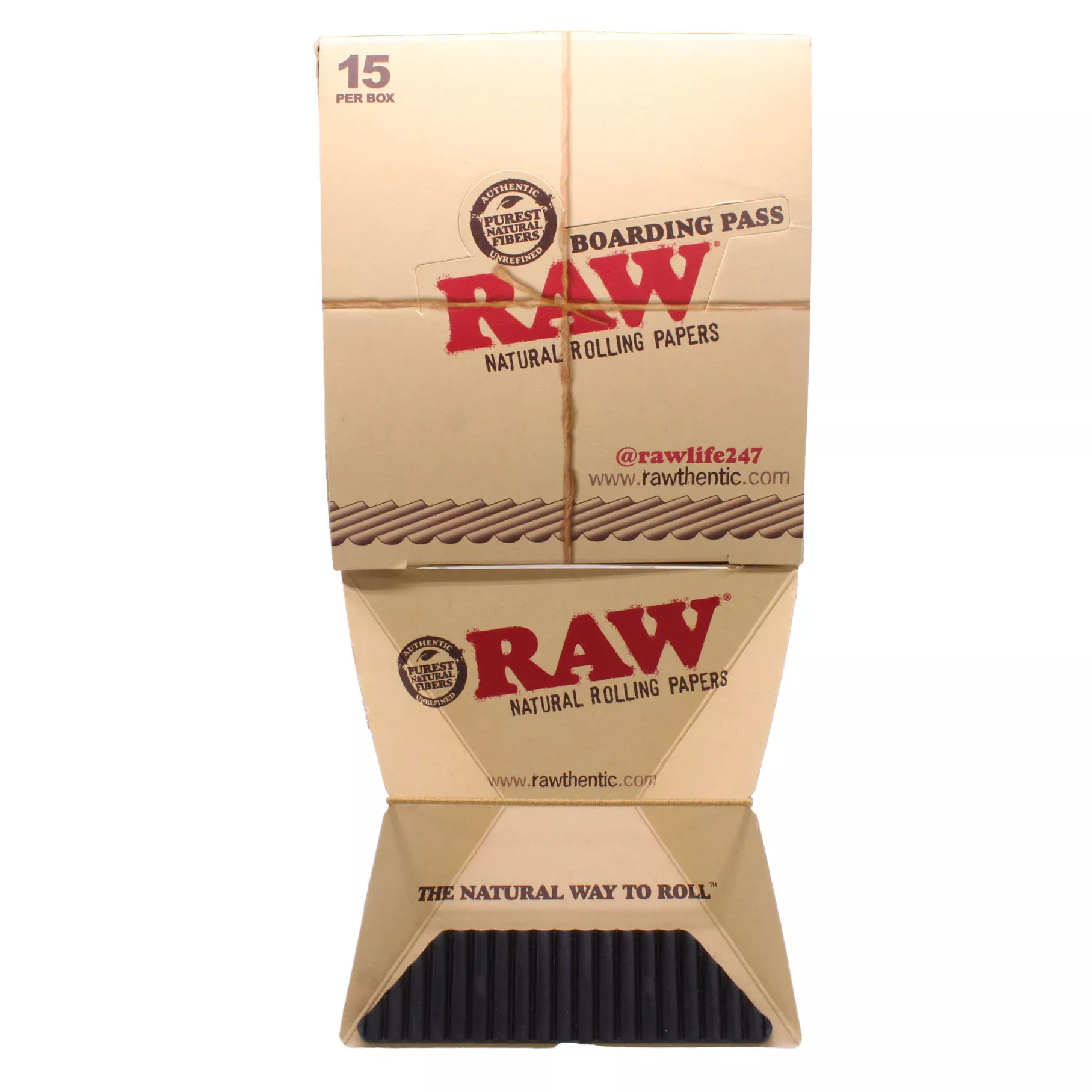 RAW Boarding Pass Portable Tray – 15-Count Box