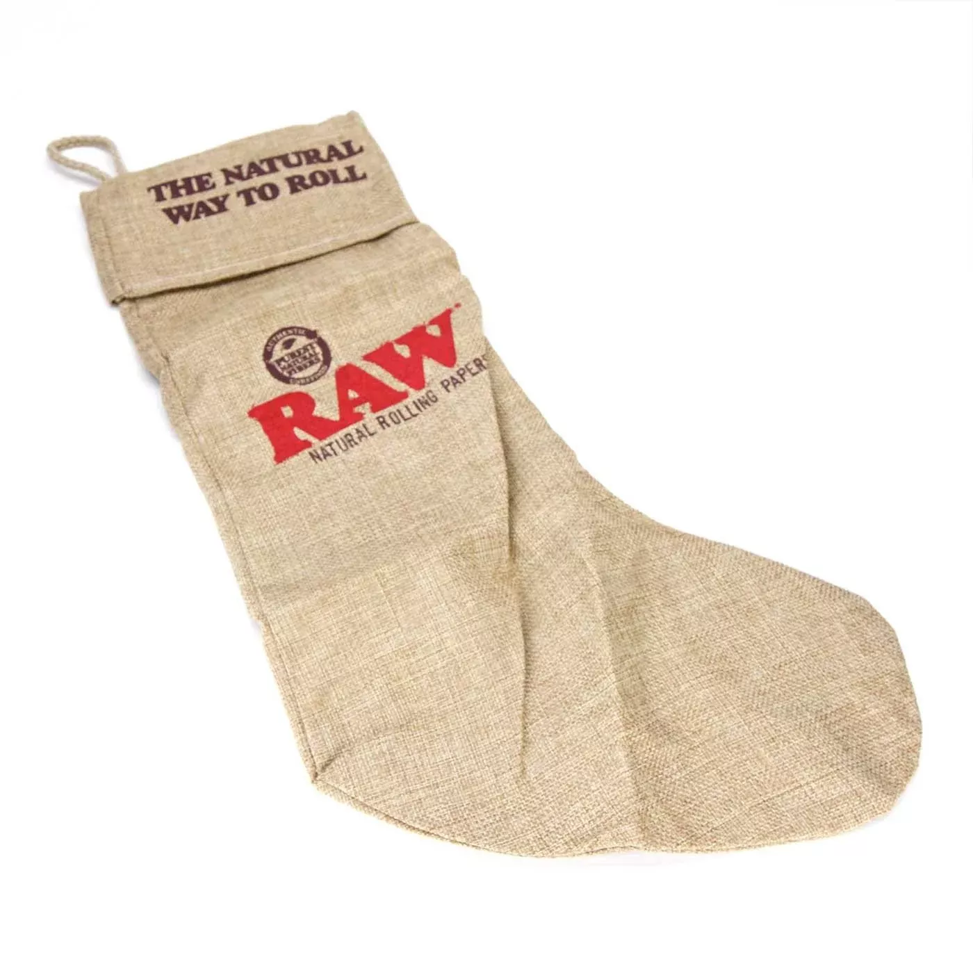 RAW Canvas Holiday Stocking – Heavy-Duty Unbleached Festive Stocking