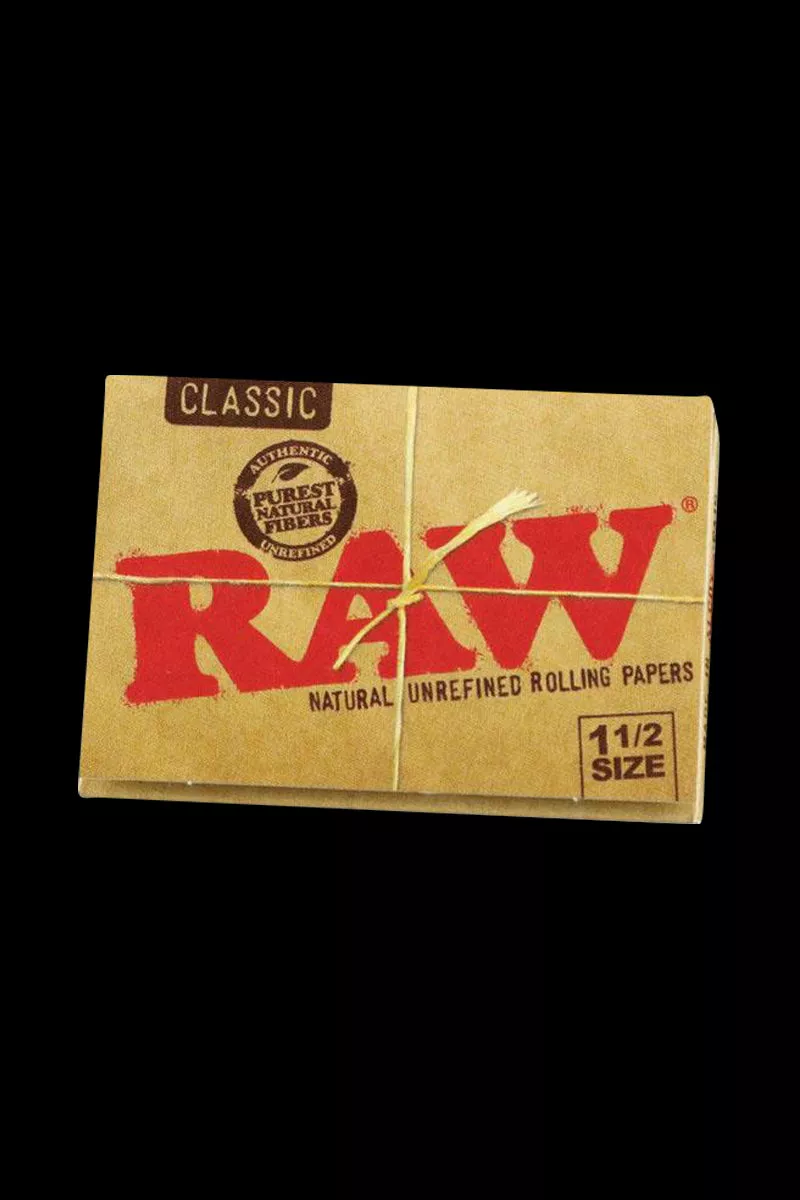 RAW Classic 1 1/2″ Rolling Papers – Bulk 25 Pack