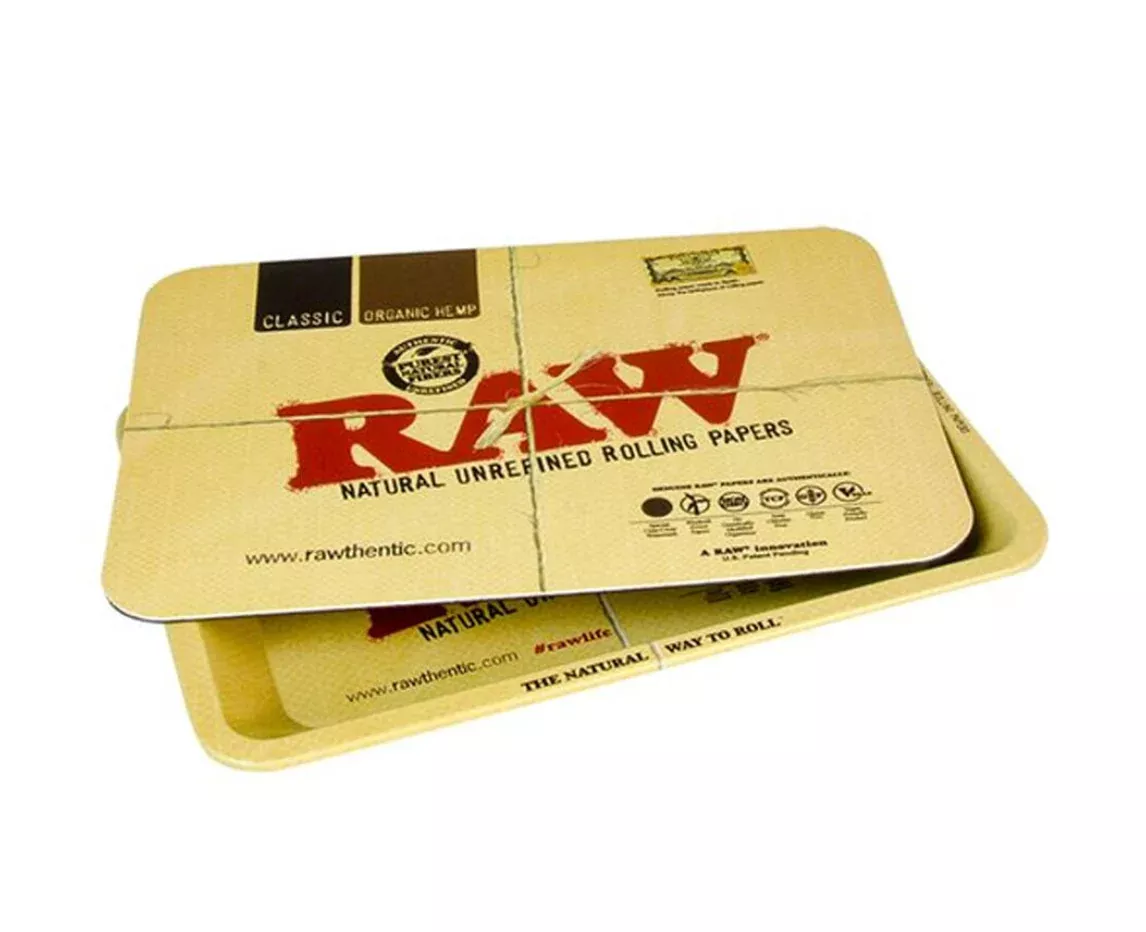 RAW Classic Mini Rolling Tray with Magnetic Lid
