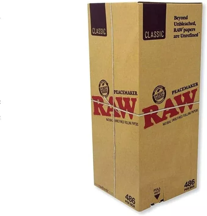 RAW Classic Peacemaker Cones – 486-Count Bulk Box