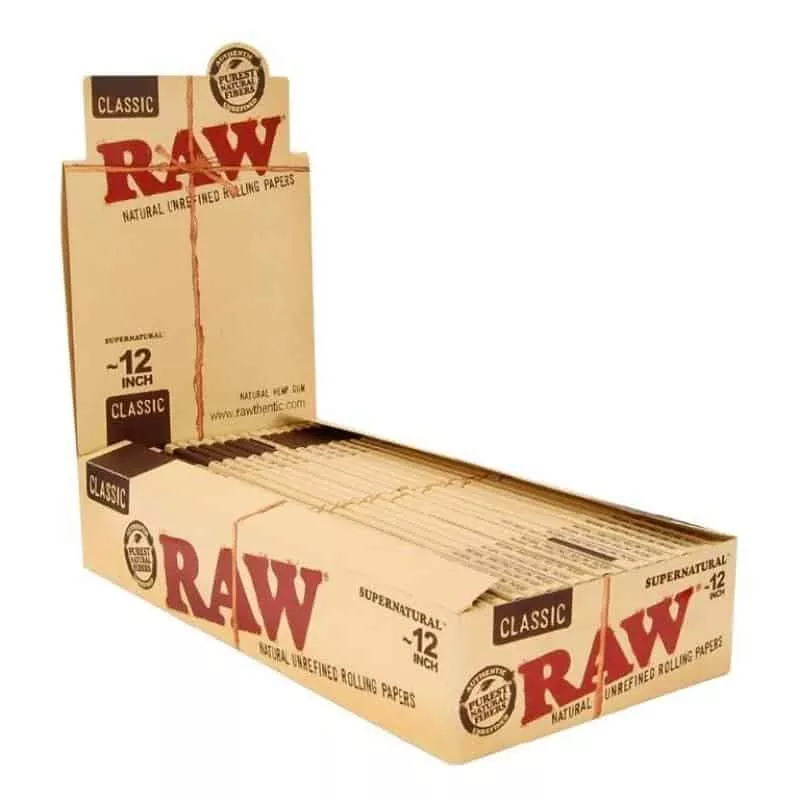 RAW Classic Supernatural 12" Rolling Papers – 20ct Display Box