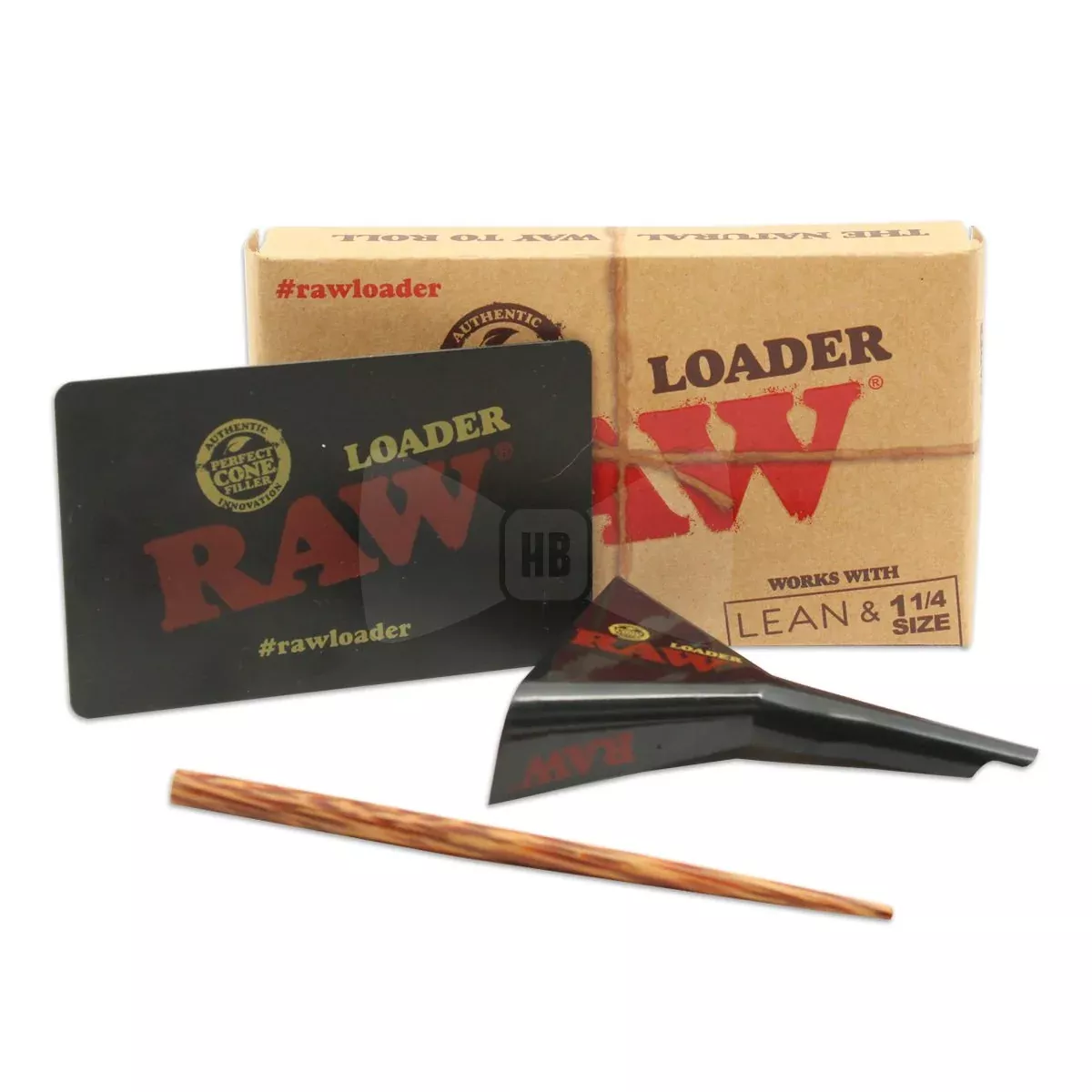 RAW Cone Loader – Funnel & Scraper Tool for Lean & 1 1/4 Cones