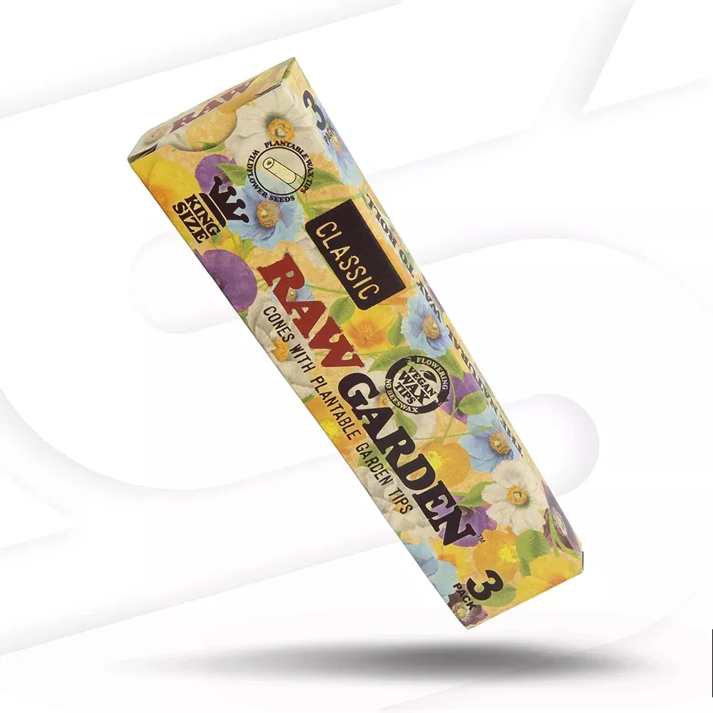 Raw Garden Cones 3 Pack (King Size) by HBI International