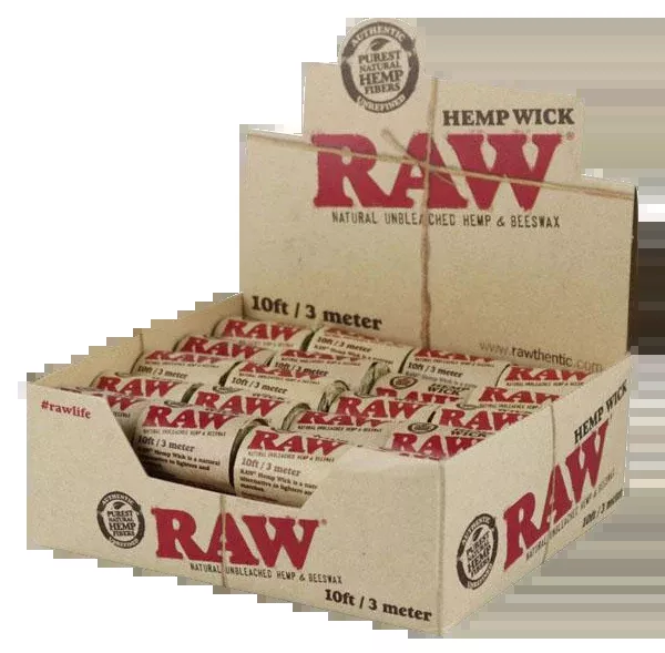 RAW Hemp Wick – Natural Beeswax Coated Spool