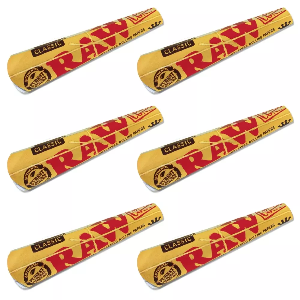RAW - King Size Classic - 3 Cones - 6 Packs