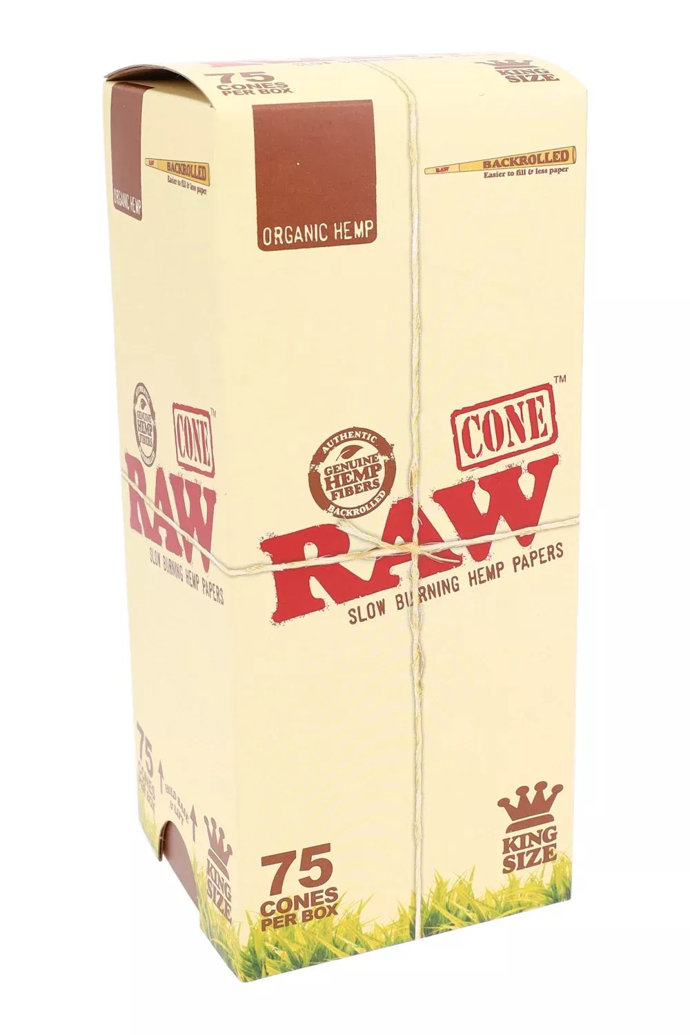 RAW King Size Cones - 75 Count Box