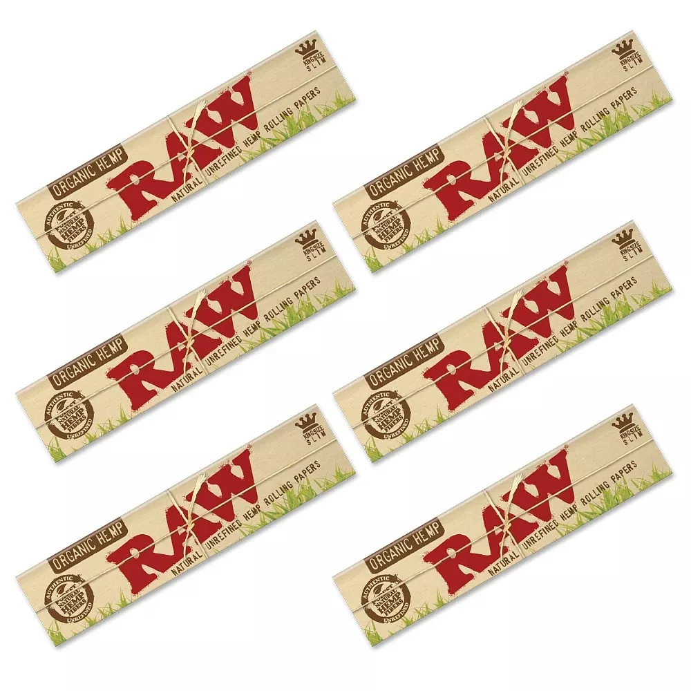 RAW - King Size Slim Organic - 6 Packs