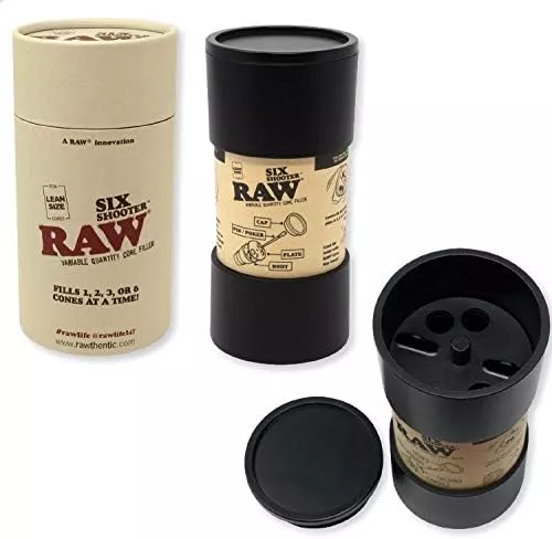 RAW Lean Size Six Shooter – Variable Pre-Roll Cone Loader