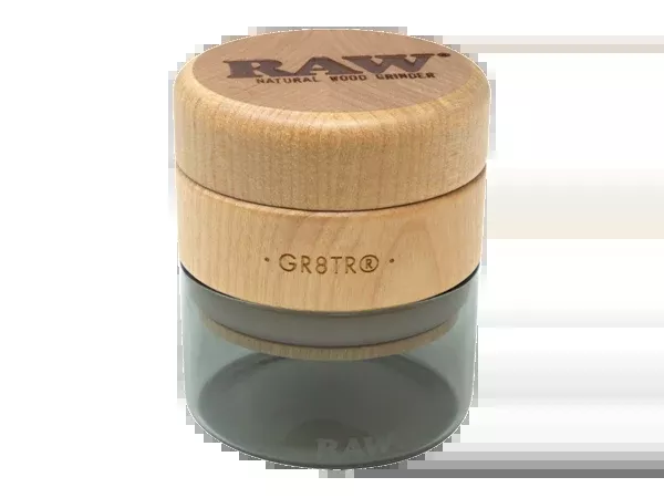 RAW - Natural Wood Grinder - Black