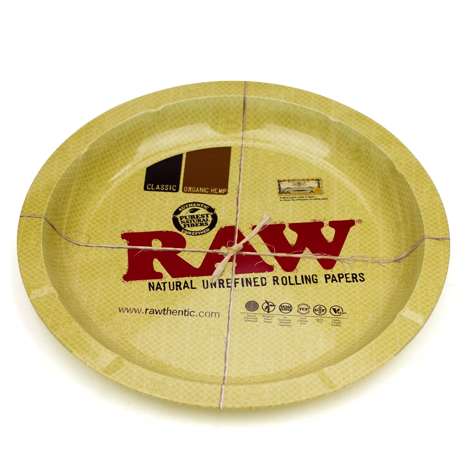 RAW Round Metal Rolling Tray