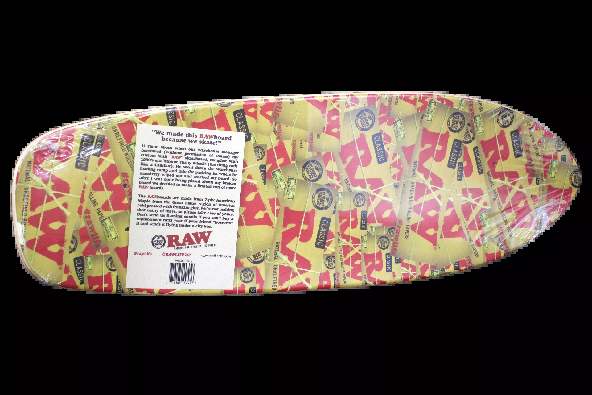 RAW Skateboard Deck