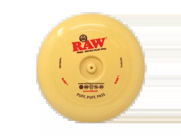 RAW Ultimate Disc Frisbee with Built-In Cone Holder