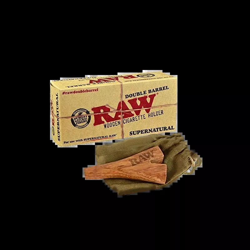 RAW Wooden Cigarette Holder – Multi-Cone Airflow Adaptor