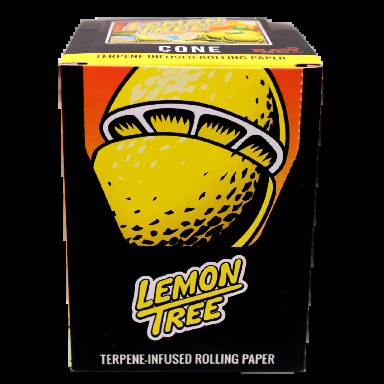RAW x Lemon Tree Terpene Infused Cones – 12-Pack Display