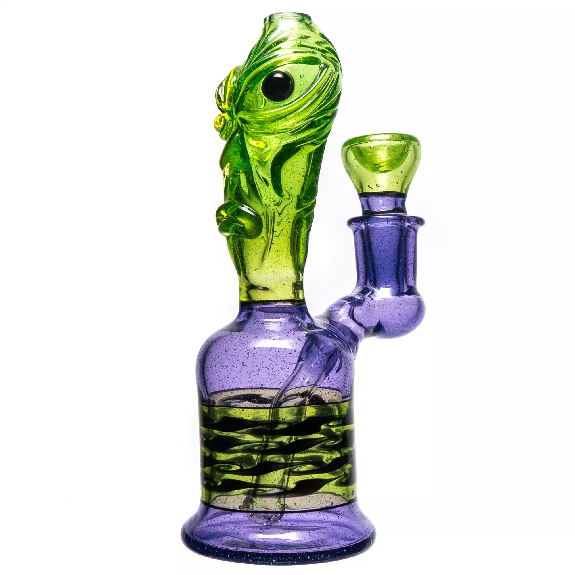 Red Nose - Alien Bubbler - UV Illuminati & Purple Rain
