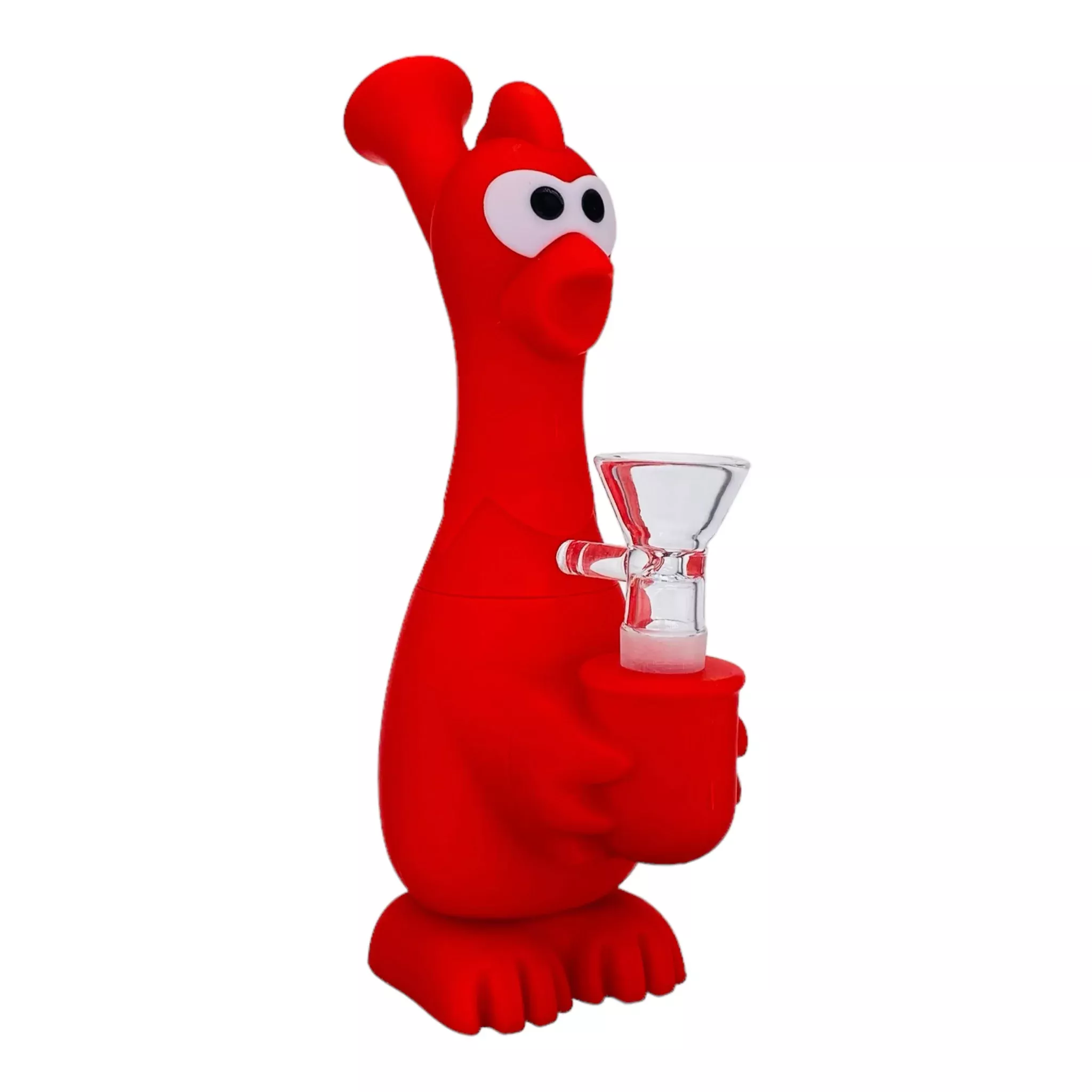 Red Rubber Chicken Silicone Bong