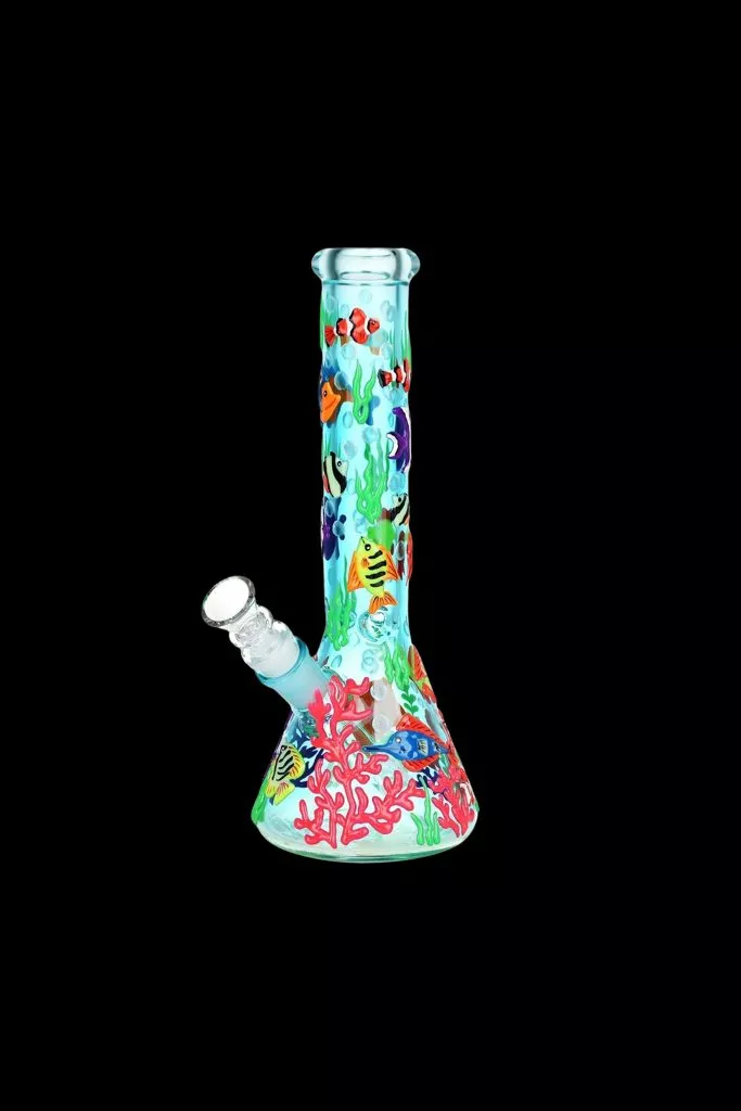 Reef Riot Glow In The Dark Beaker Bong