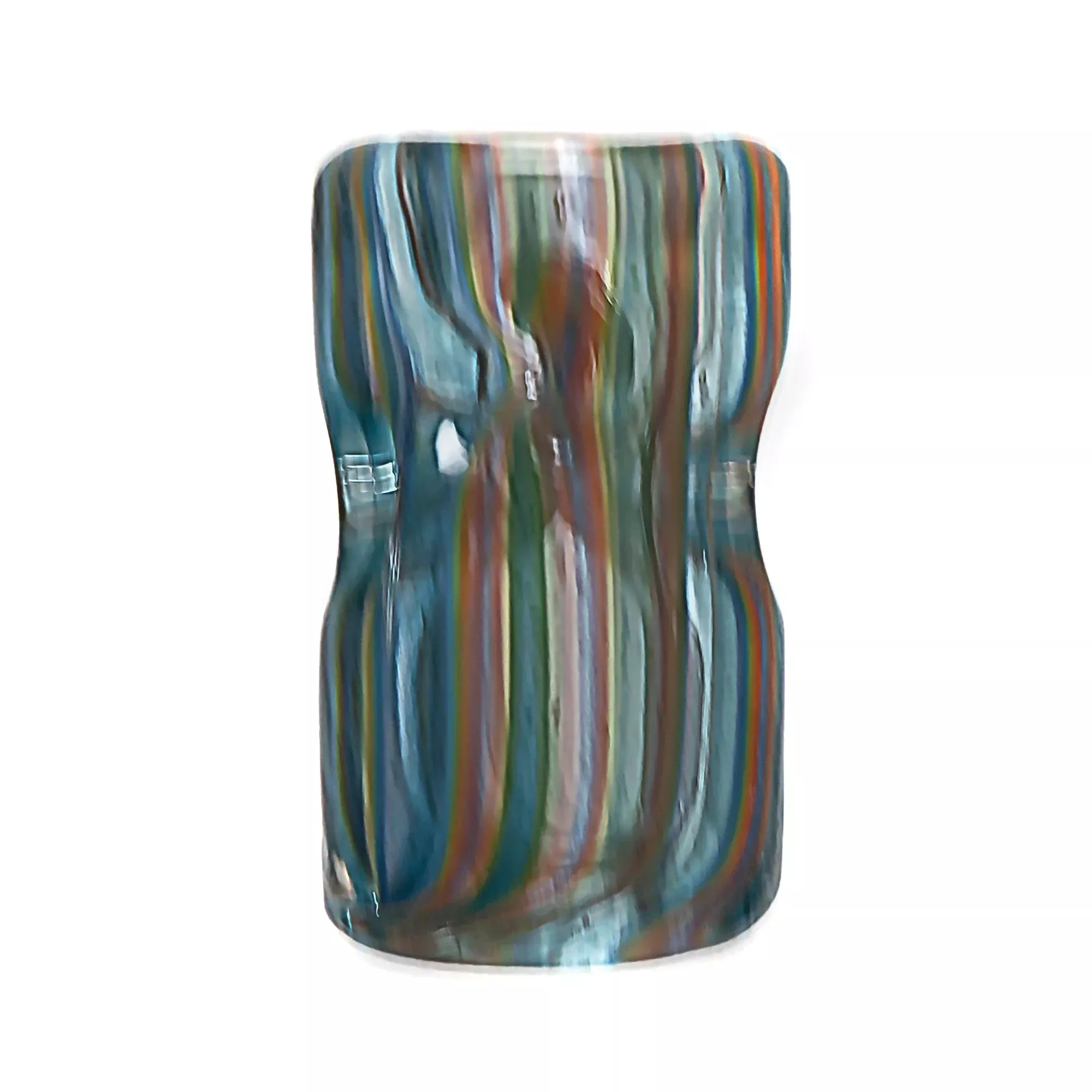 RekTipz - Glass Tip - 11mm - Blue Sparkle Multi Color