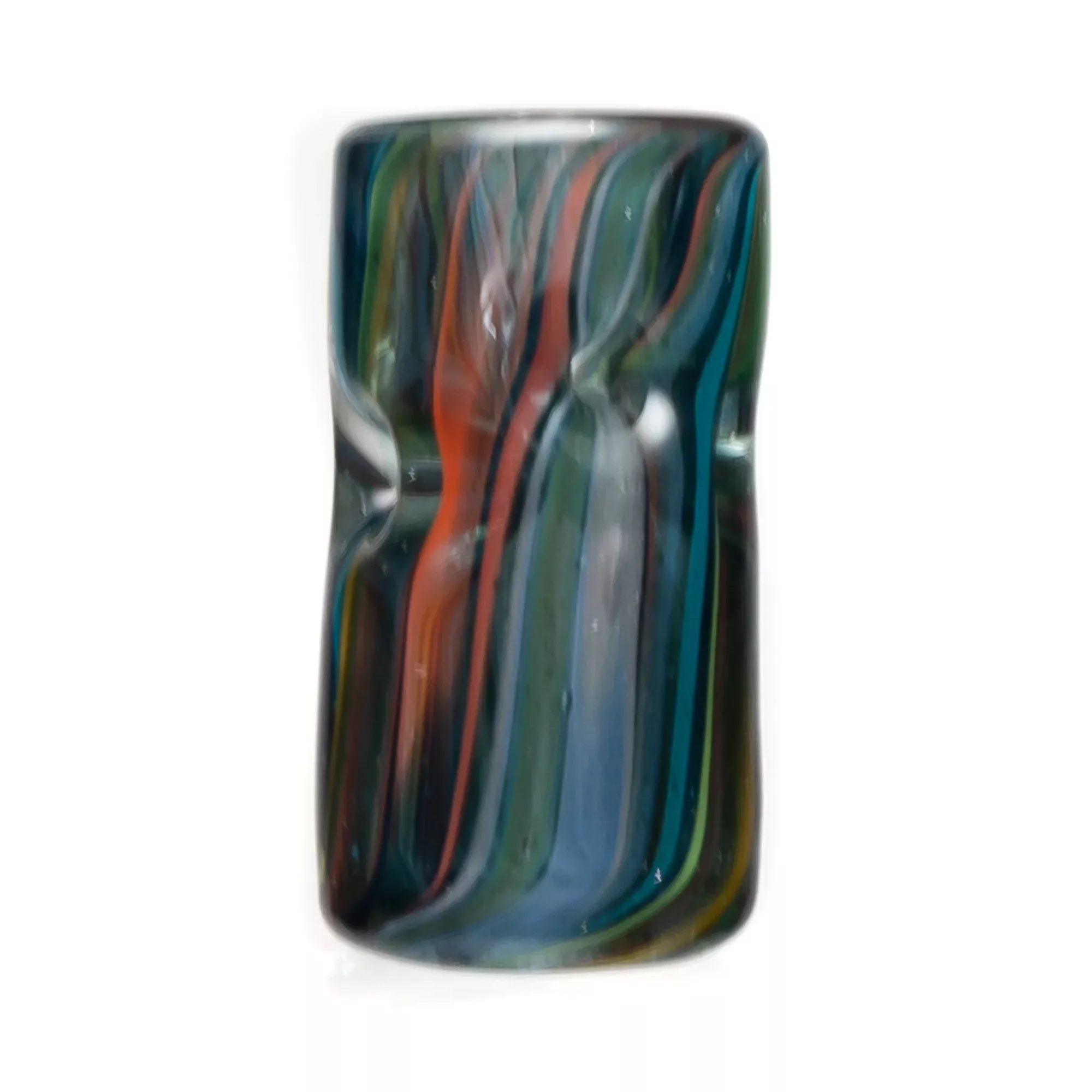 RekTipz - Glass Tip - 12mm - Blue Sparkle Multi Color