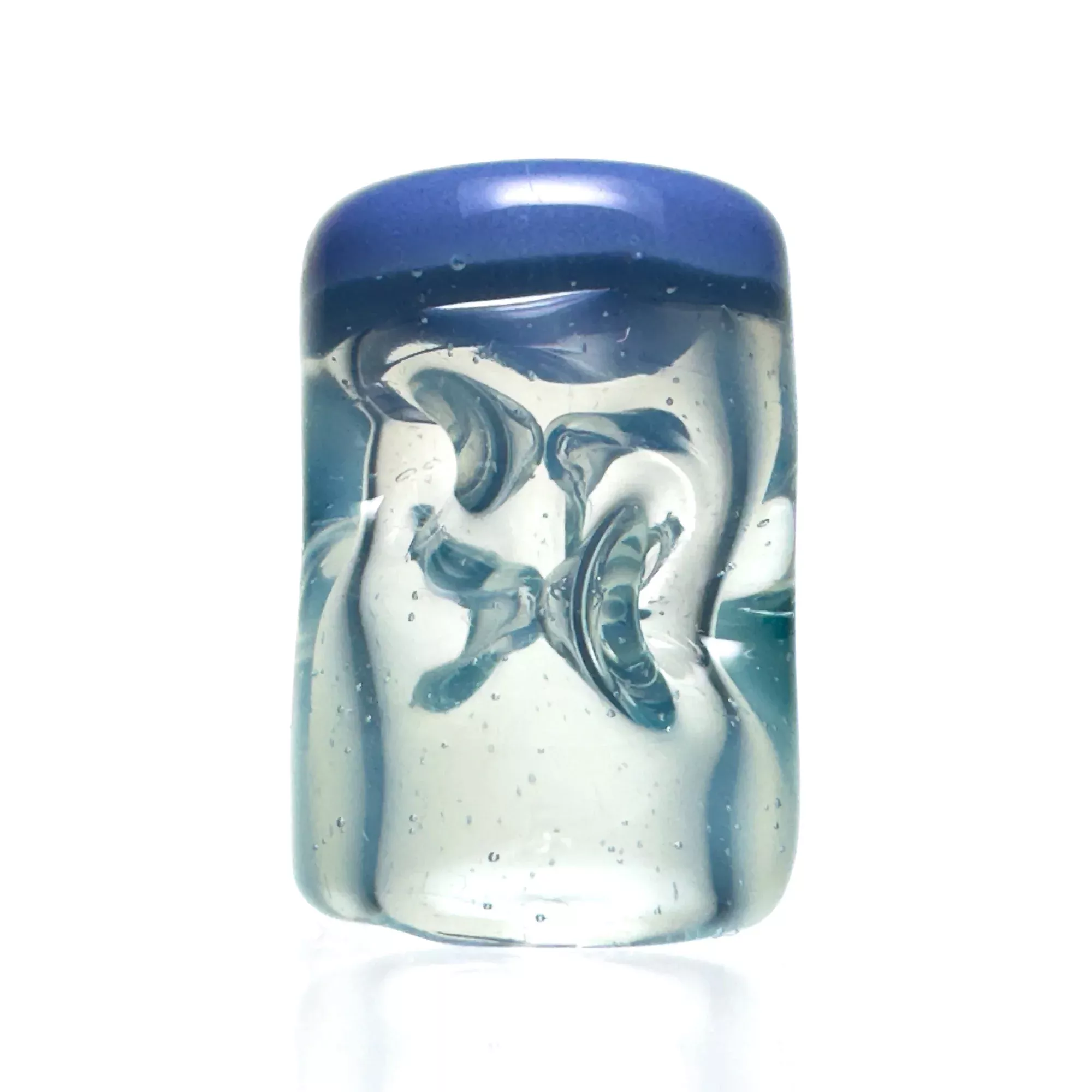 RekTipz - Glass Tip - 13mm - Tonic w / Baby Blue Cheese Lip