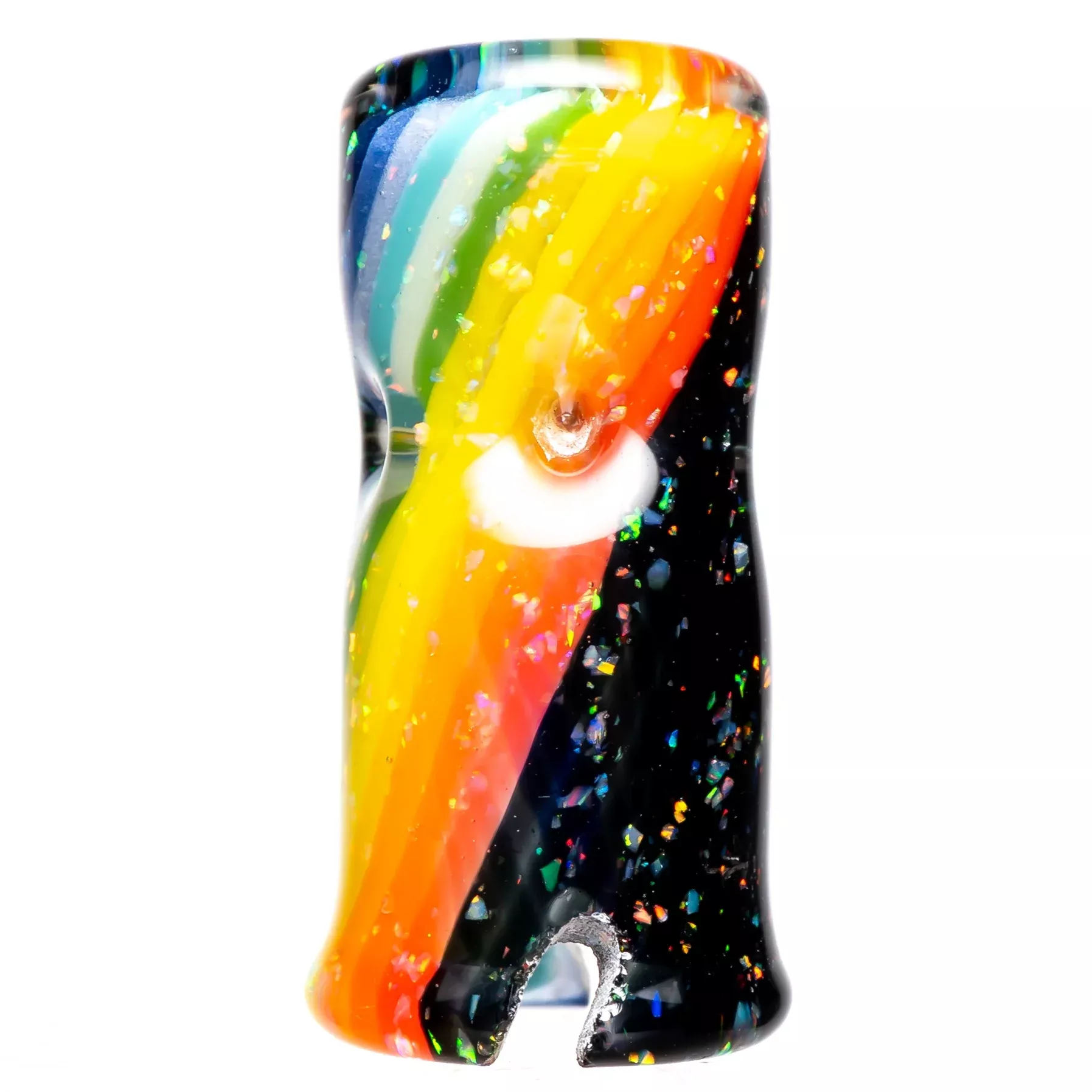 RekTipz - Pivot Mouthpiece - Black Rainbow Cropal #1