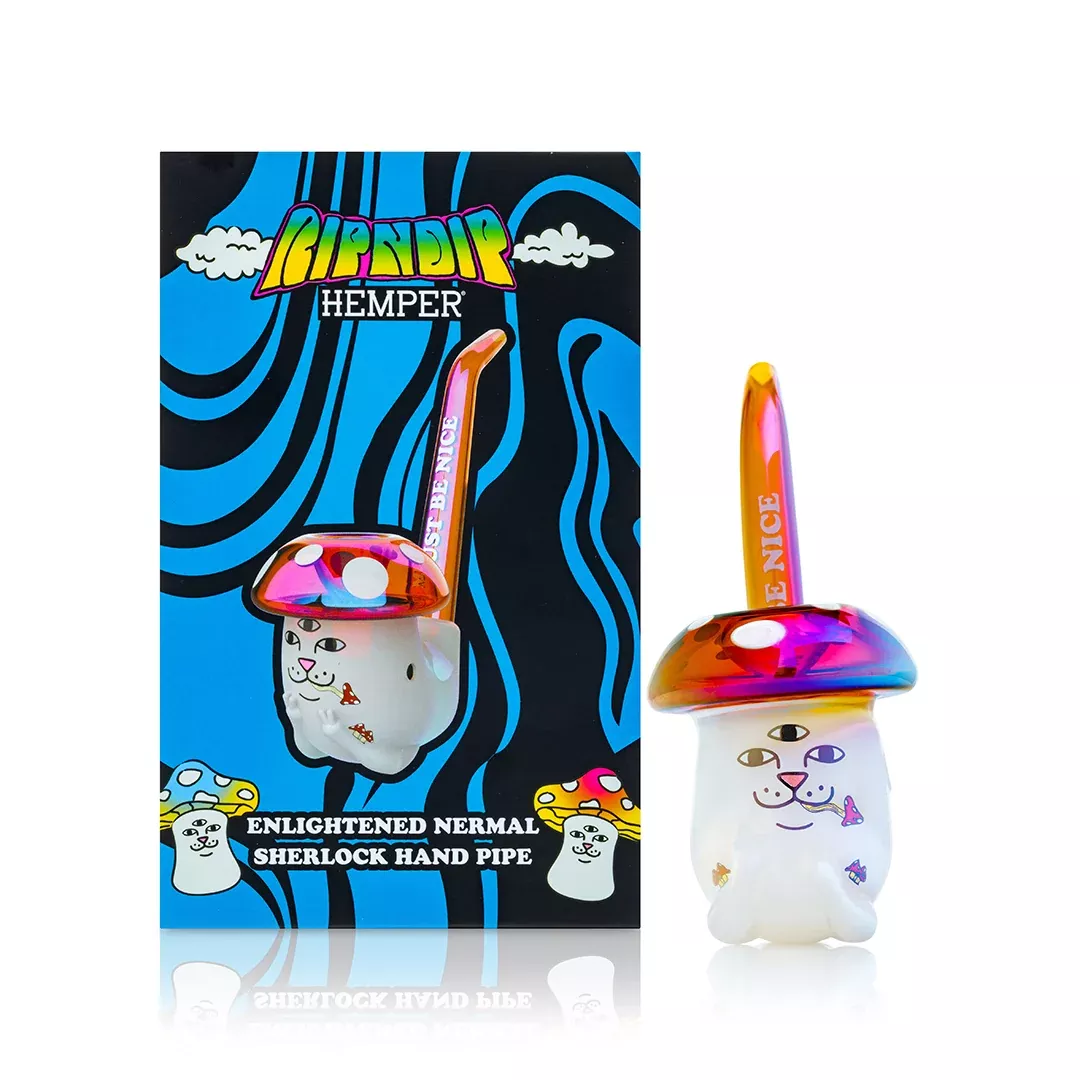 RIPNDIP x HEMPER - Enlightened Nermal Sherlock Pipe