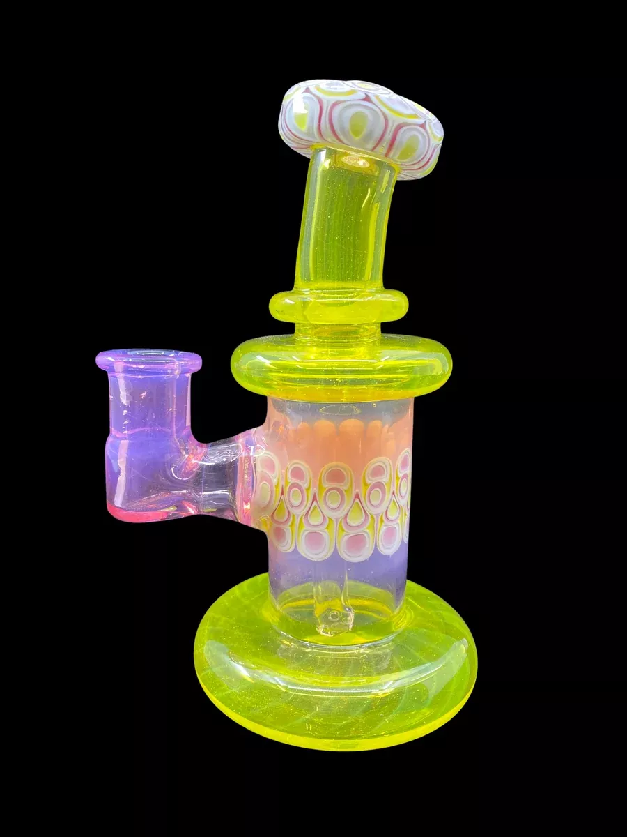 RL Dots Dotstack Mouthpiece Chamber Jammer – Yellow/Pink for Enhanced Dab Rig Performance