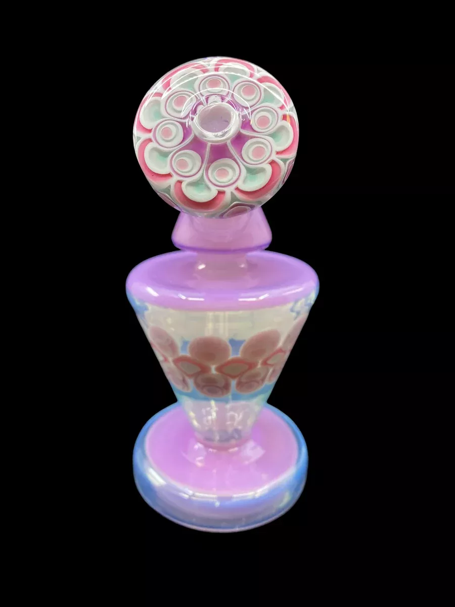 RL Dots Talus Rig - Satin Pink | High-Quality Glass Dab Rig for Smooth Vaping