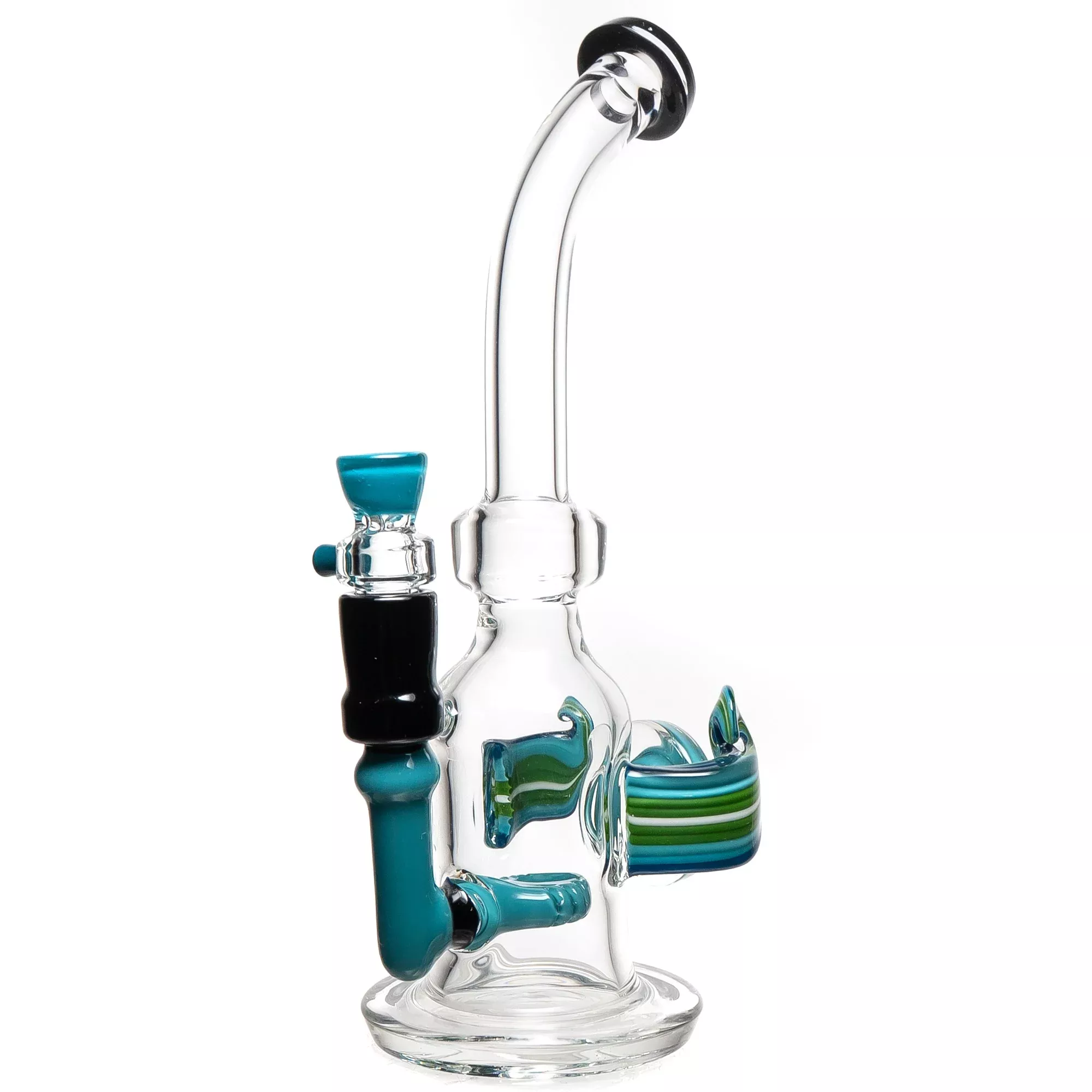 Robin Hood Glass - Sheild Rig - Agua Azul & Black