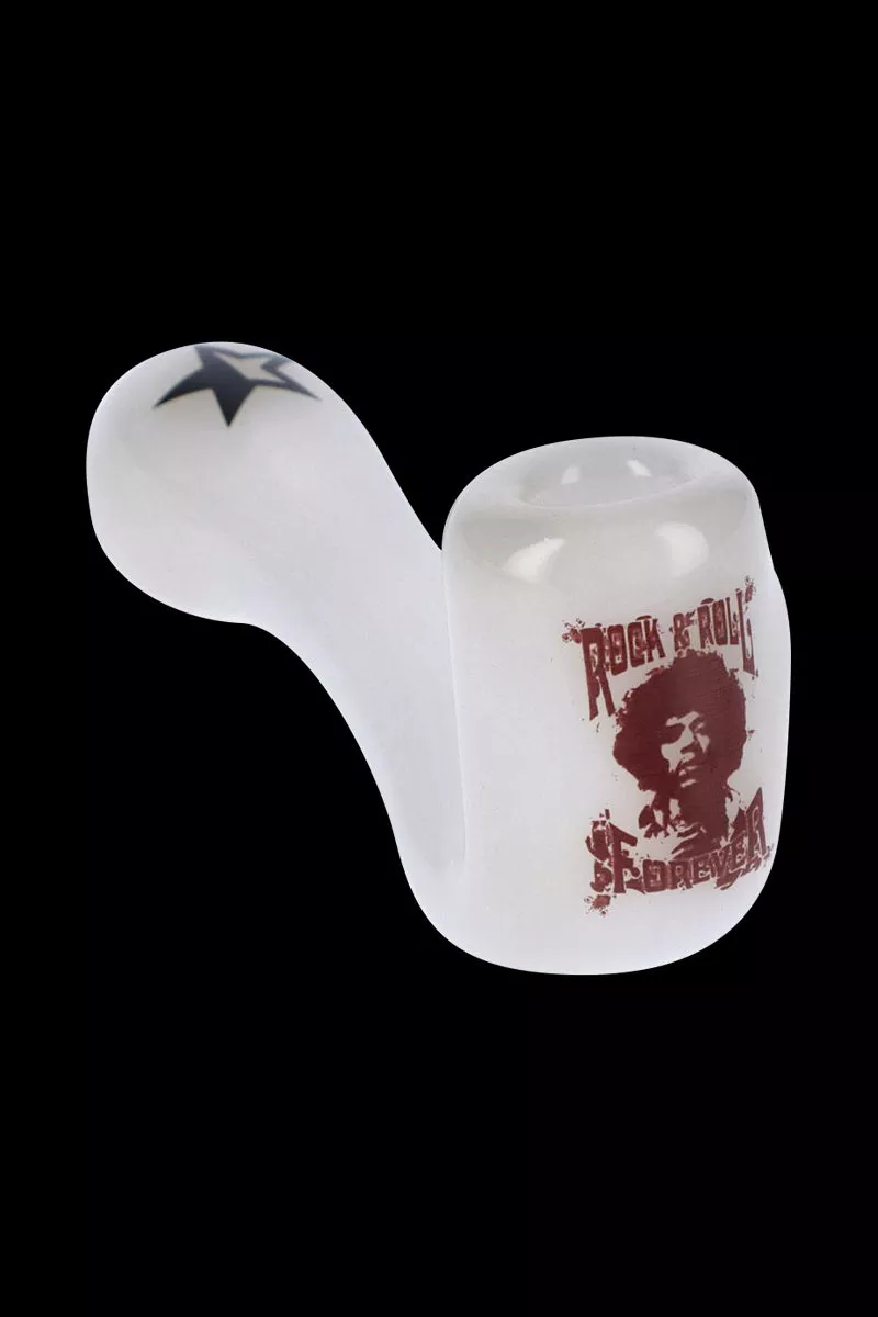 Rock Legends Glass Sherlock Pipe – Jimi Rock On