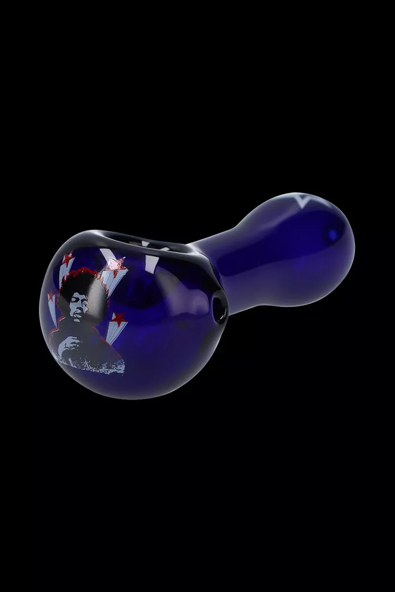 Rock Legends “Jimi Star” Glass Spoon Pipe