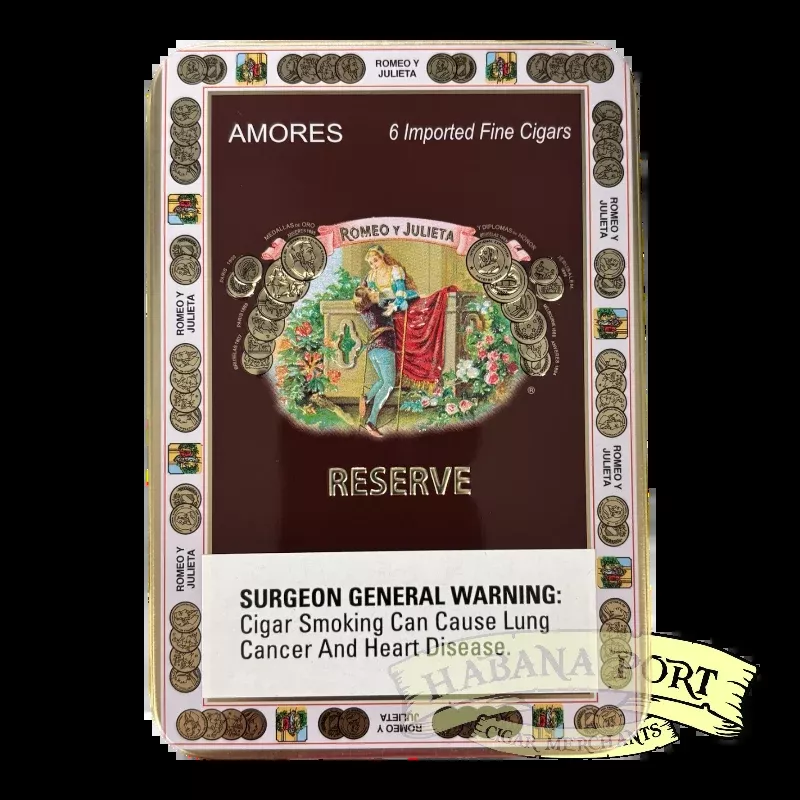 Romeo y Julieta Reserve Amores 6ct Tin 4x33