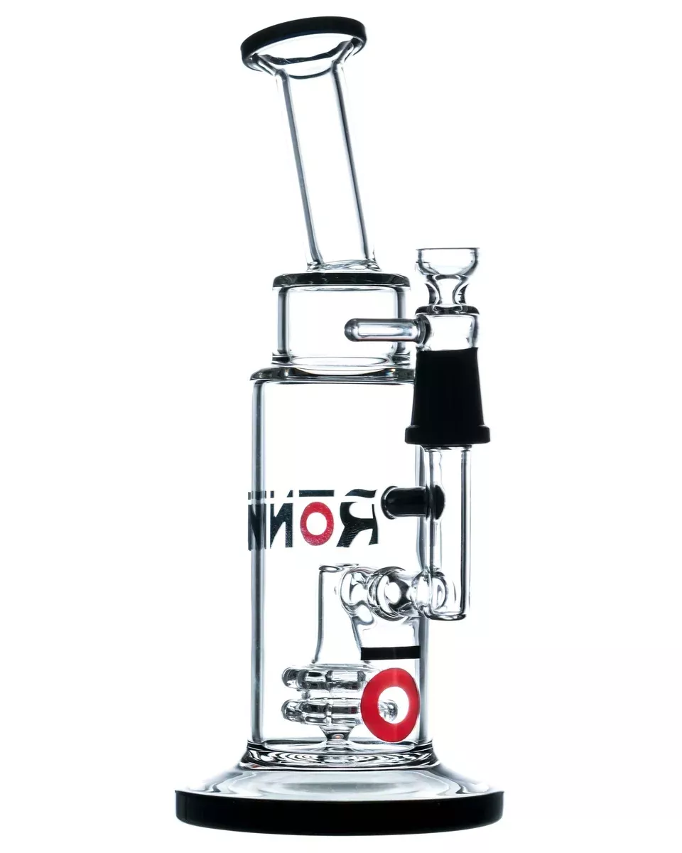 Ronin Glass "Bun'ei" Double Disc Perc Water Pipe