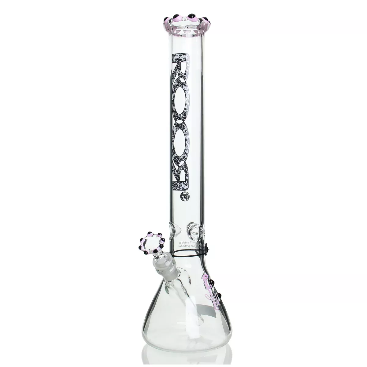 RooR - 18" Pink Crown Beaker - 50x5mm - Lace