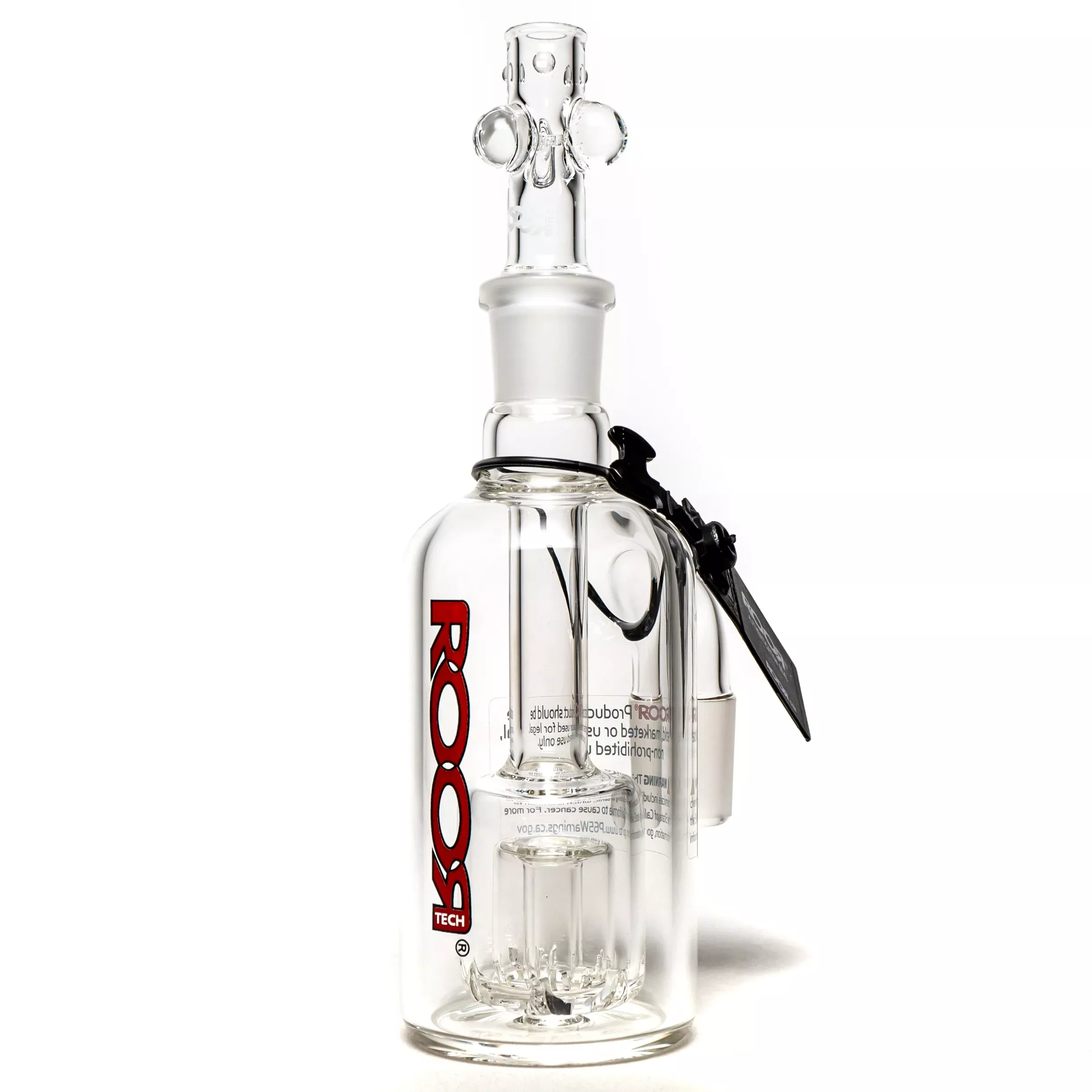 ROOR - 18mm Barrel Ashcatcher w / Slide - 90° - Red & Black
