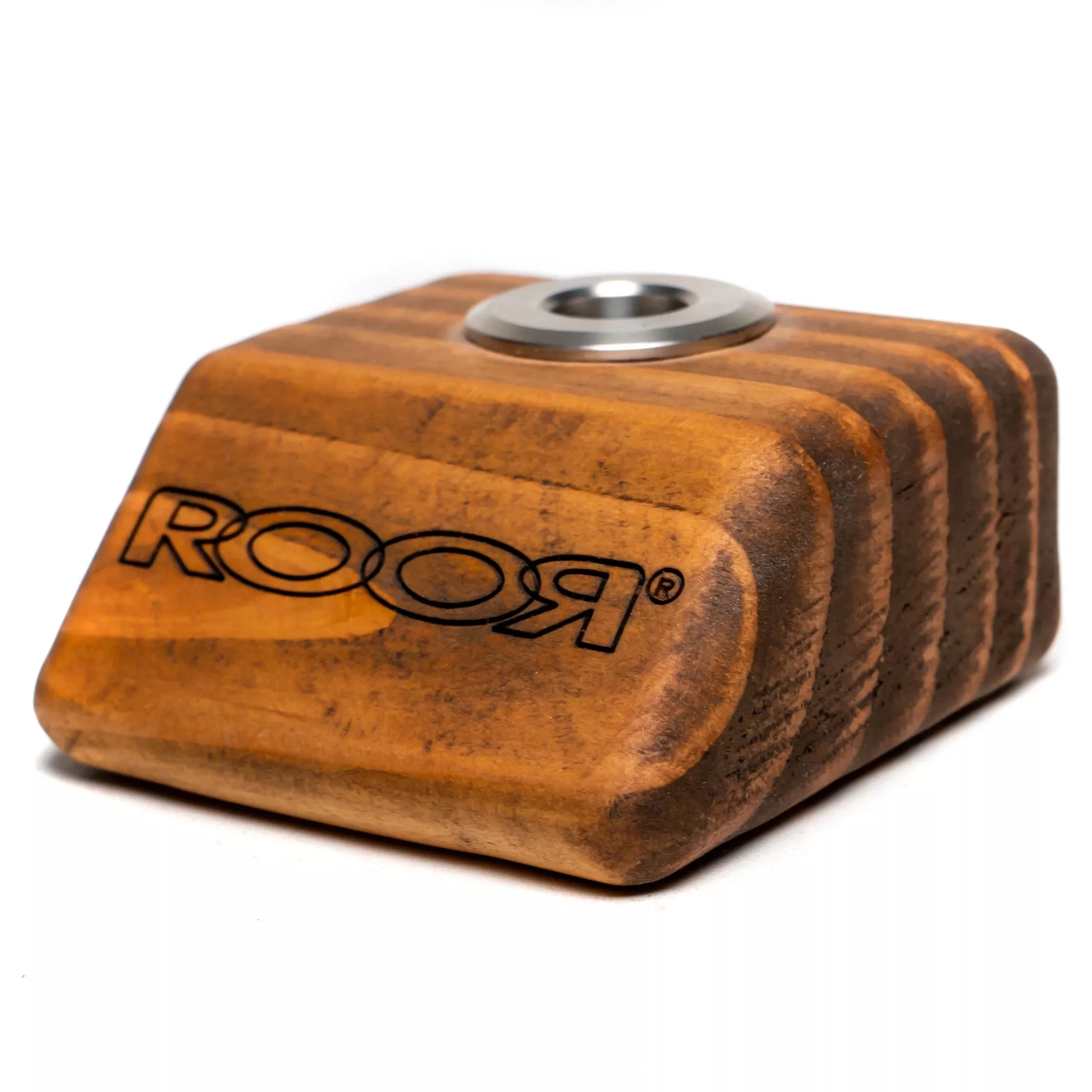 ROOR - Single Slot Slide Holder - 14mm - Dark Wood