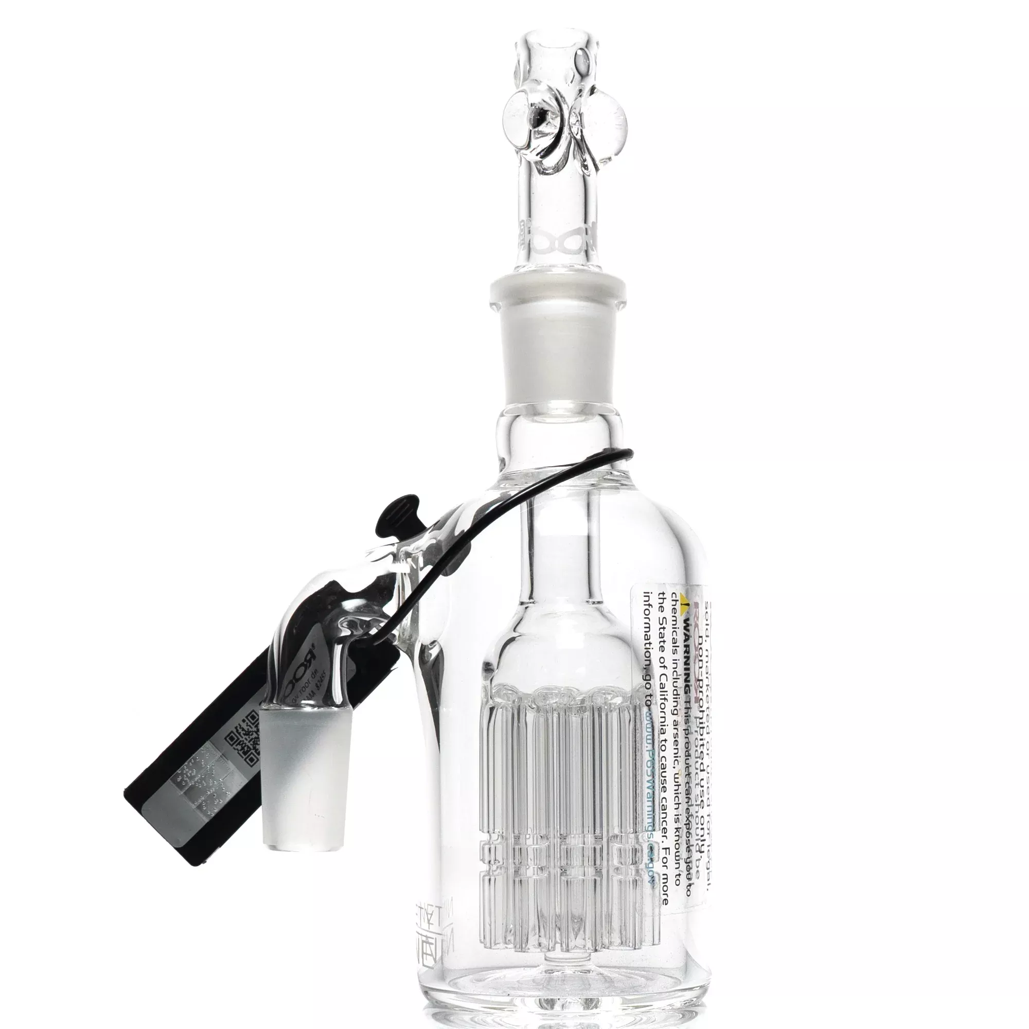ROOR.US - 99 Series - 18mm Tree Ashcatcher w / Slide - 90º - Rainbow Outline