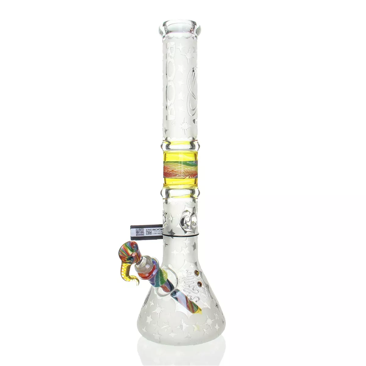 RooR x Chase Adams - 18" Frosted Beaker - 50x7 - Galaxy