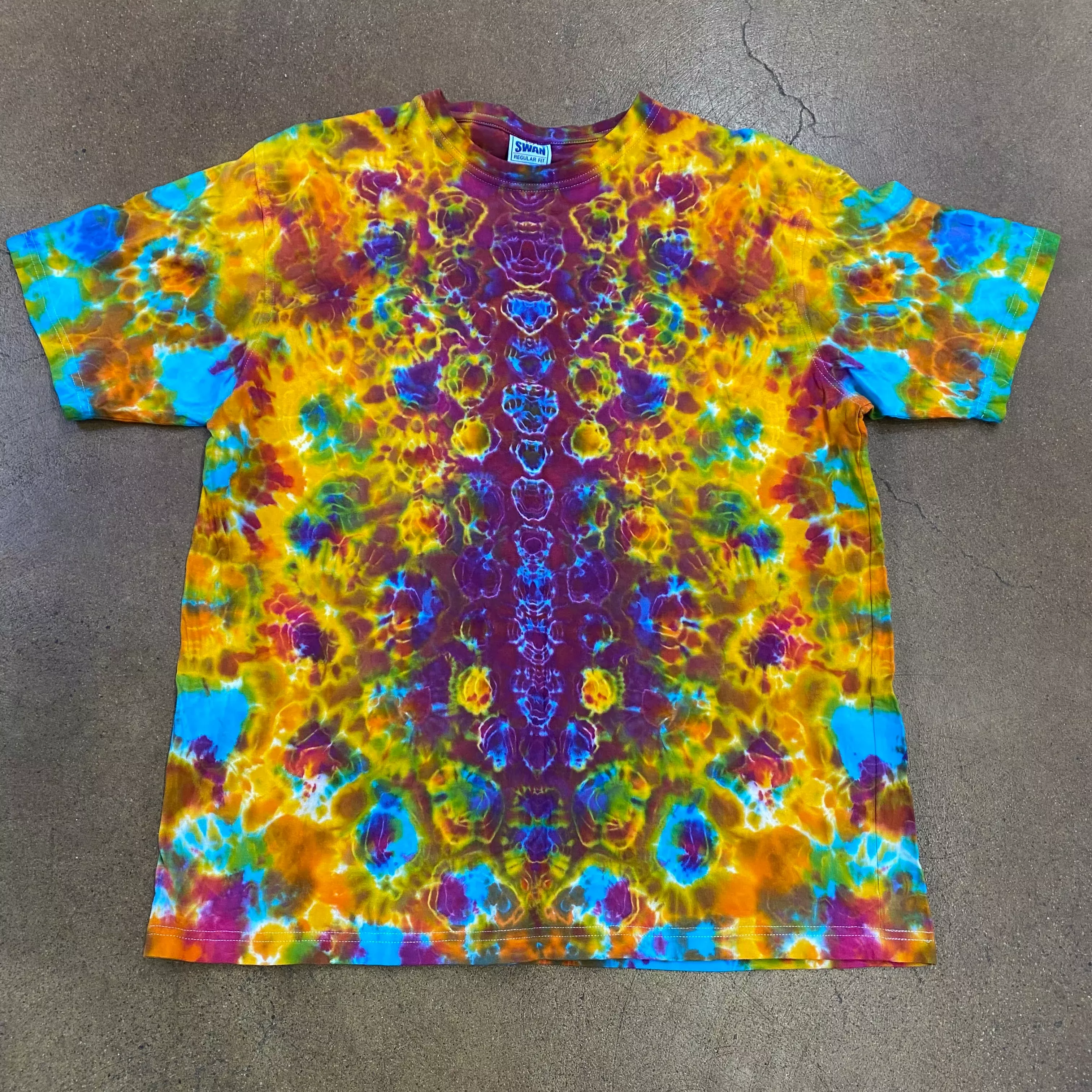 "Rorschach" Tie Dye T-Shirt by Mlr Tie Dye