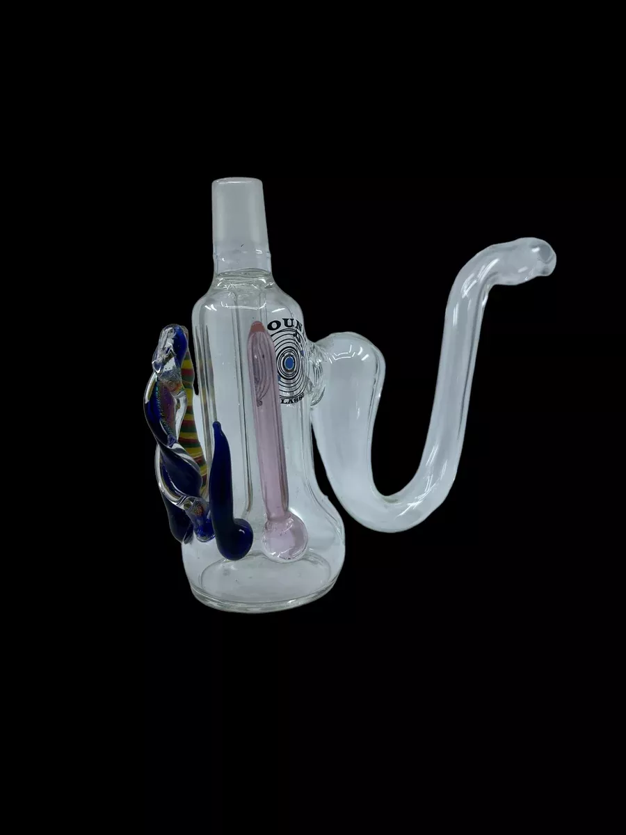 Round Glass Crystal Sherlock Pipe - Stylish Elegance for Premium Sessions