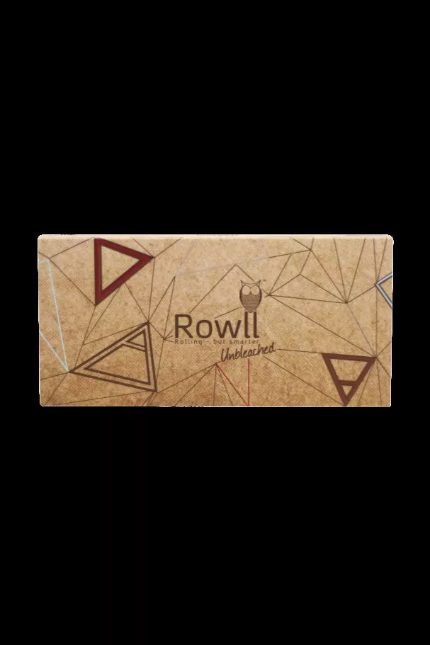 Rowll All in One Rolling Paper Kit with Grinder – Unbleached