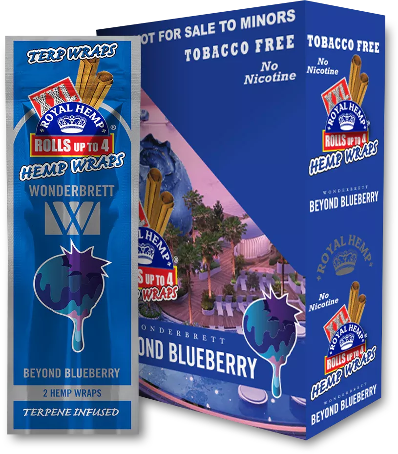 Royal Blunts XXL Terp Wraps - 25 Count Display