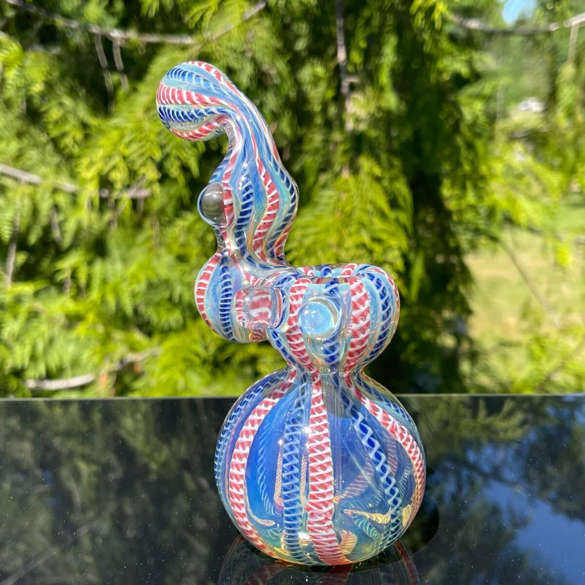 Ruby Helix Bubbler
