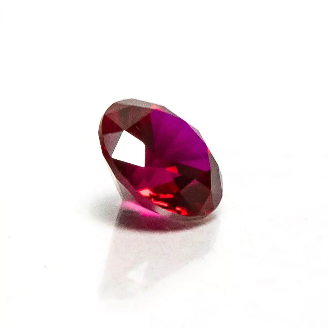 Ruby Pearl Co. - 10mm Diamond Cut Ruby