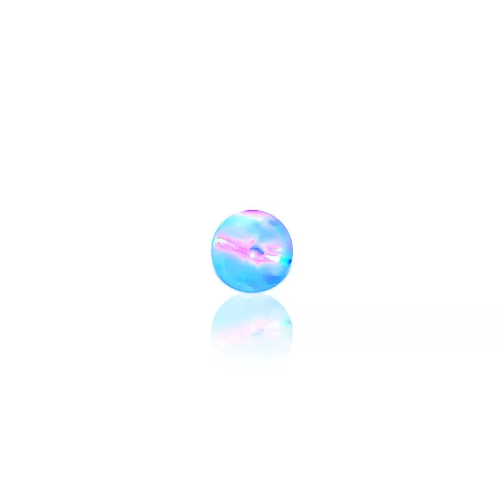 Ruby Pearl Co - 3mm Opal Terp Pearl - Blue